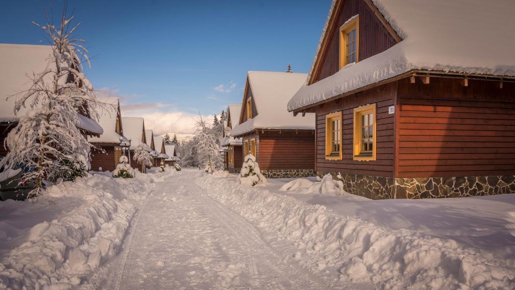 Chalupky Pred Bielym Hotel Liptovský Ján Esterno foto