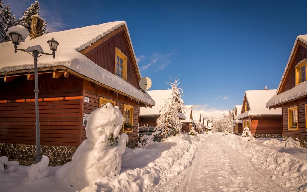 Chalupky Pred Bielym Hotel Liptovský Ján Esterno foto