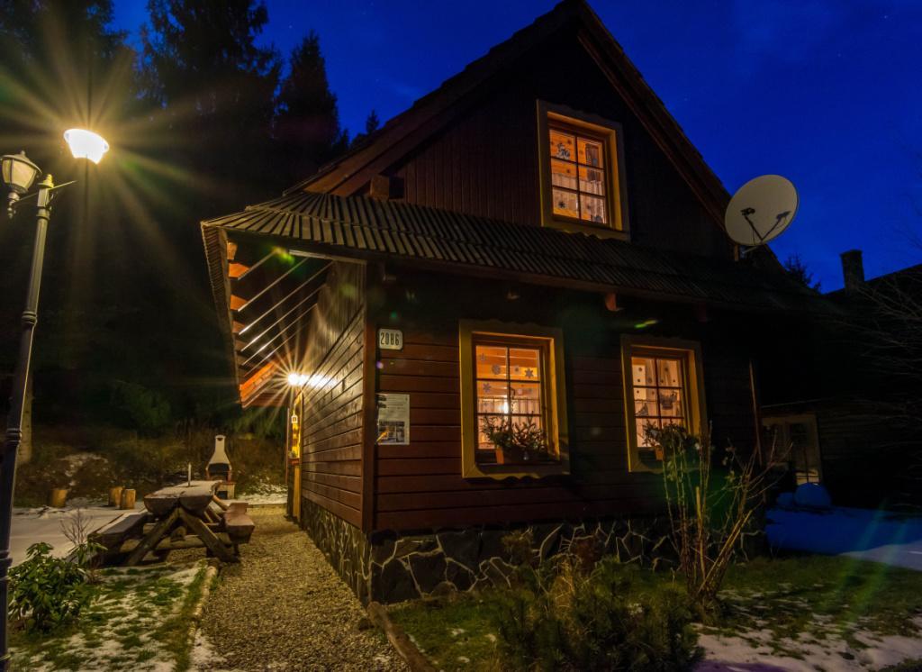 Chalupky Pred Bielym Hotel Liptovský Ján Esterno foto