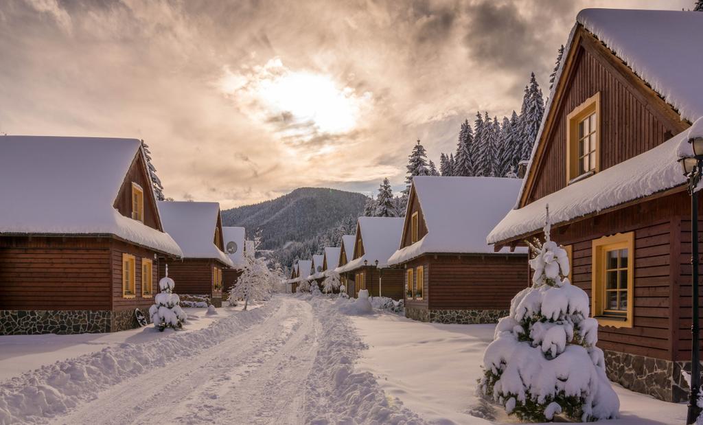 Chalupky Pred Bielym Hotel Liptovský Ján Esterno foto