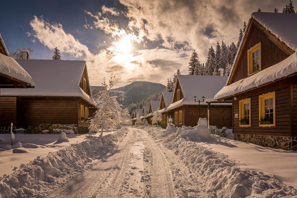 Chalupky Pred Bielym Hotel Liptovský Ján Esterno foto