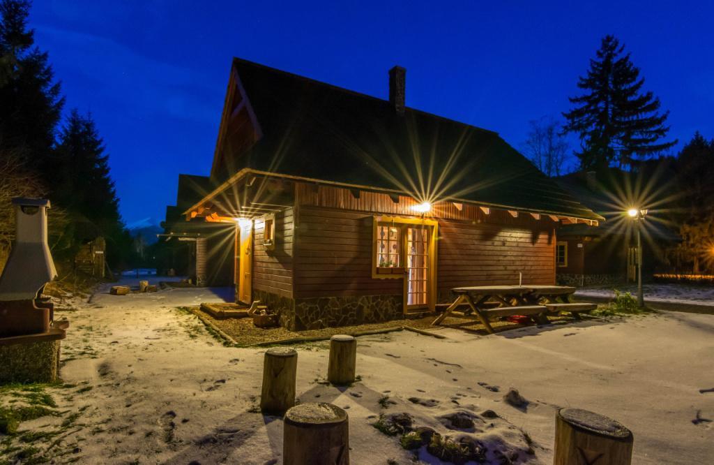 Chalupky Pred Bielym Hotel Liptovský Ján Esterno foto