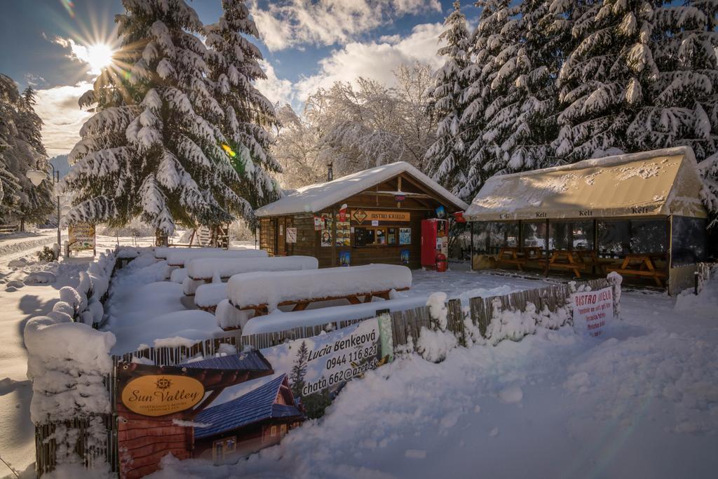 Chalupky Pred Bielym Hotel Liptovský Ján Esterno foto